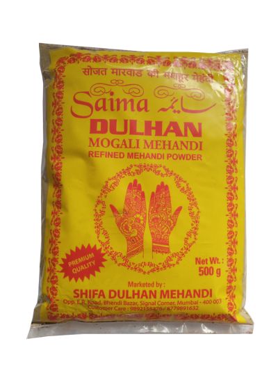 Shifa Dulhan Mehendi Powder for Hands, Hairs & Feet Wedding Pack (500 gms)