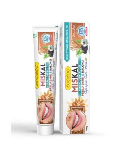 Herbal Dental Gel MisKal with Peelu Bark & Kalonji (100g)