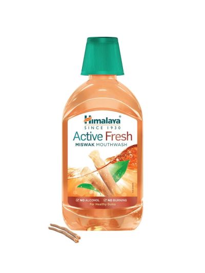 Himalaya Active Fresh Miswak Mouthwash 215ml