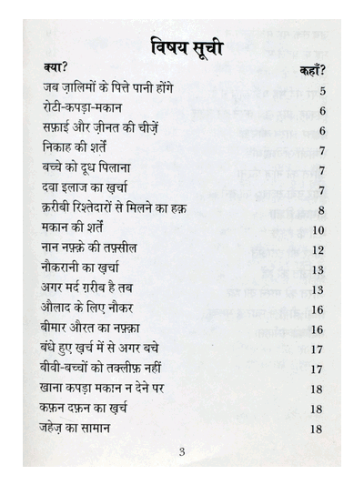 Miyan Biwi Ke Huquq – (Hindi)