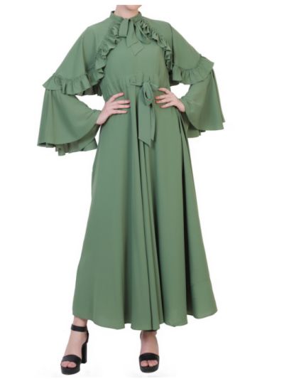 Modest Dress In Modern Pattern