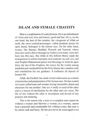 Modest Status of Women in Islam