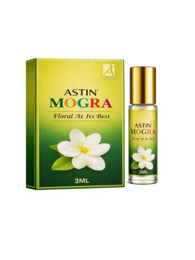 Astin Mogra Attar | Floral, Sweet, Fresh (3 ml & 6 ml)