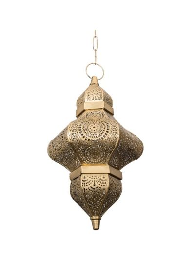 Moroccan Gold Hanging Pendant Light