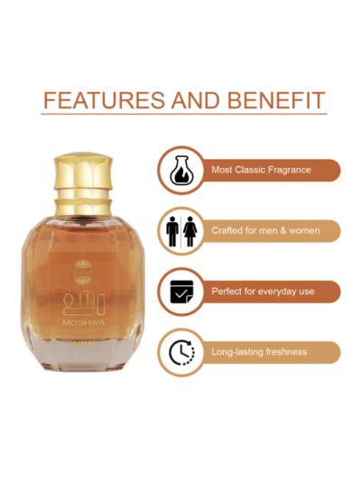 Mosha’a Eau De Parfum 50ml Perfume for Men & Women