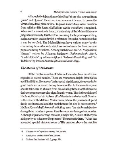 Muharram and Aashura – Virtues and Laws