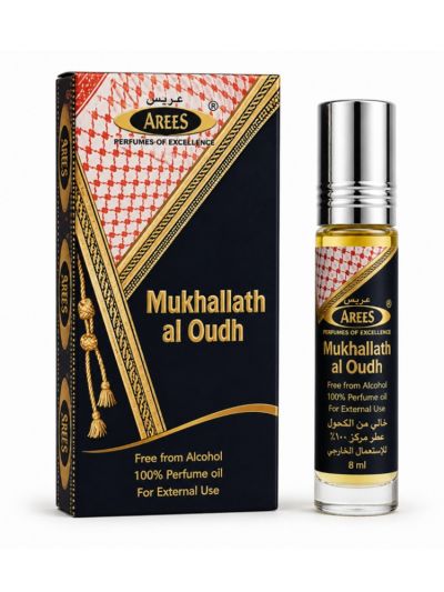 Arees Mukhallat Al Oudh | Woody, Oriental, Intense | Attar 8ml