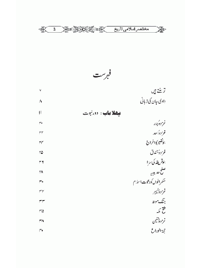 Mukhtasar Islami Tarikh – (Urdu)