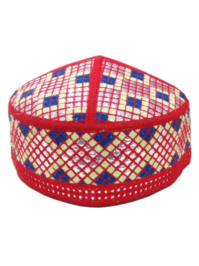 Multi Color Pakistani Cap - 55cm