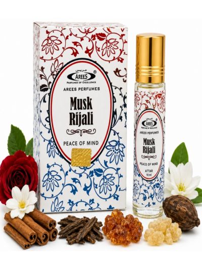Arees Musk Rijali | Musky, Woody, Masculine | 10ml Attar 