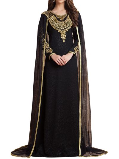 Arab Dubai Style kaftan With Veil