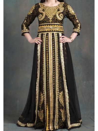 Designer Handmade Arabic Style Wedding Abaya