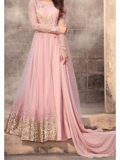 Multi Color Designer Embroidered Anarkali Salwar Kameez