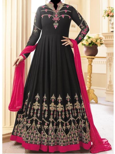 Black Georgette Designer Salwar Kameez