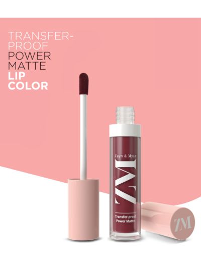 Mystic Mauve - Transfer-Proof Power Matte Lip Color, Halal compliant (6 ml)