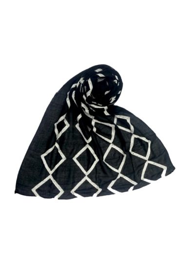 Designer Zic Zac Grid Hijab