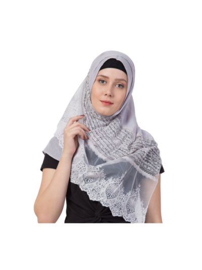 Designer Diamond Work Hijab