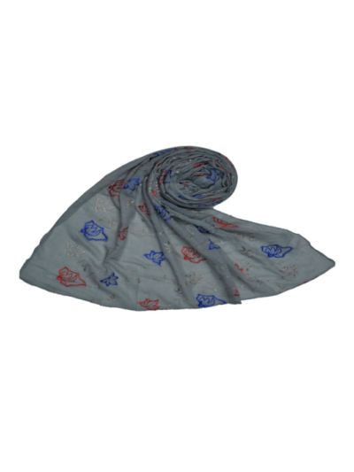 Ari Full Embroidered Design On The Entire Stole