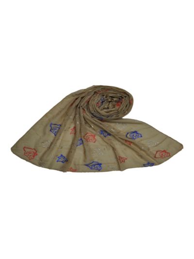 Ari Full Embroidered Design On The Entire Stole