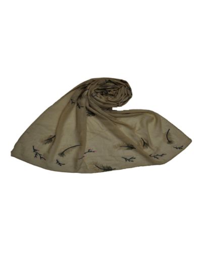 Ari Designer Hijab - Designer Premium Leaf Design