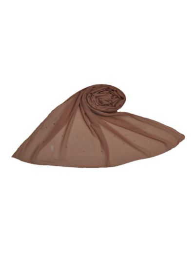 Diamond Studed - Gold Diamond Over The Side's Of Hijab