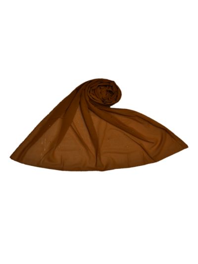 Diamond Studed - Gold Diamond Over The Side's Of Hijab