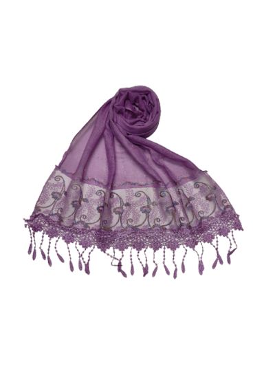 Diamond Box Checkered and Heavy Design On Net and Border With Fringe's