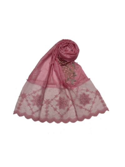 Kite Shaped Design On Net With Glittery Diamonds On Scarf