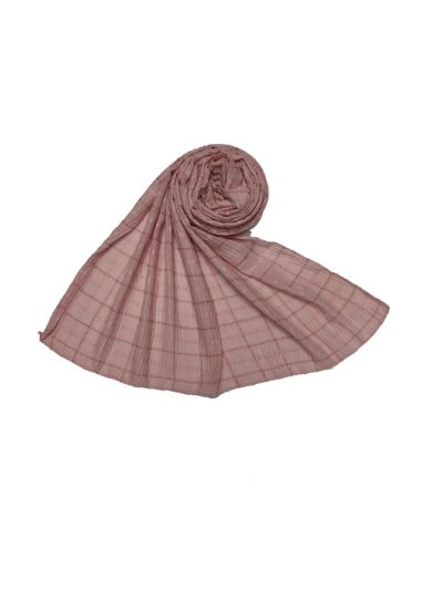 Box Checkered Glittery Stole