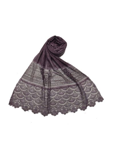 2 Layered Diamond Studded Stole
