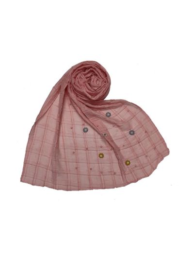 Box Checkered With Moti and Flower Design
