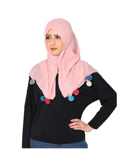Stole With Colorful Fringe's