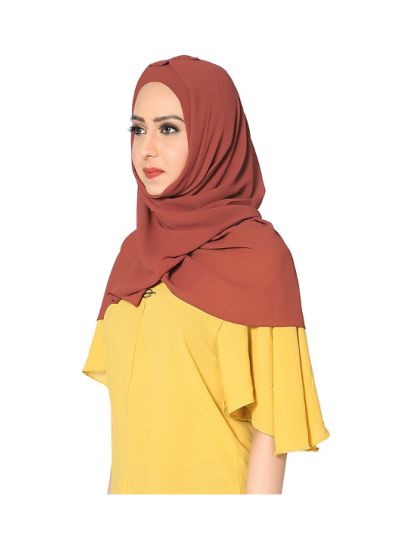 Plain Malaysian Chiffon Scarf