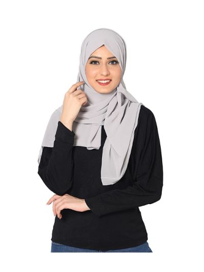 Plain Malaysian Chiffon Scarf