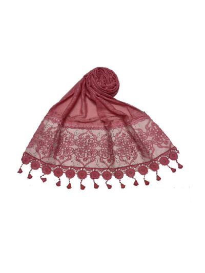 2 Sided Circular Border With Long Fringe's