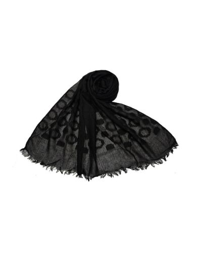 Self Embroidery Stole