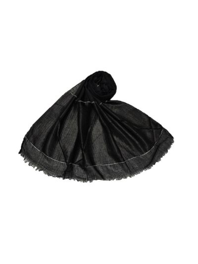 Black Two Big Liner Stole