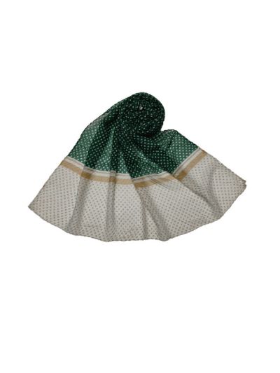 Double Shaded With Polka Dots All Over The Stole