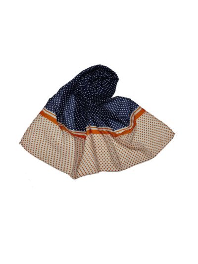 Double Shaded With Polka Dots All Over The Stole