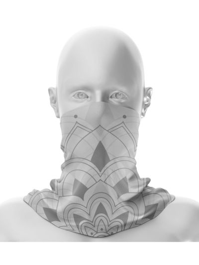 Printed Islamic Design Neck Gaiter / Bandana