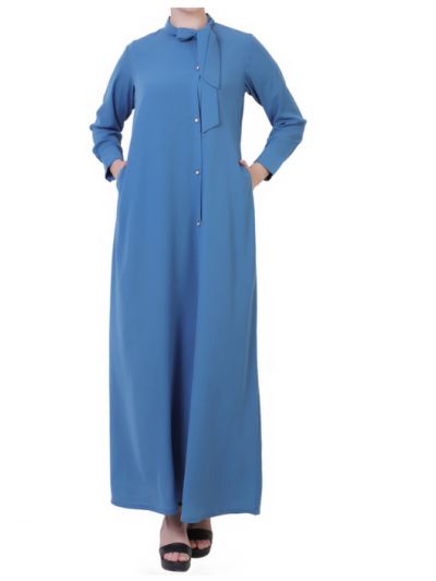 Front Open-Modest Dress