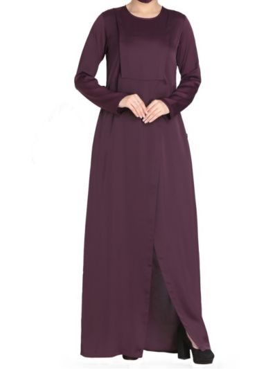 Modest Dress With Front Slit