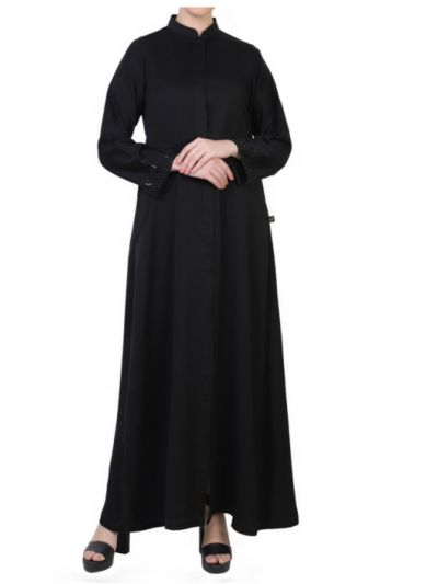 Open Dress With Hand Embellishments