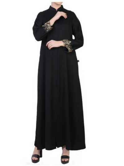 Open Dress With Hand Embellishments