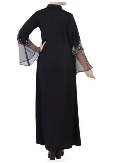 Open Dress With Hand Embellishments