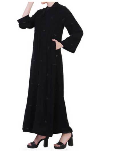 Open Dress With Hand Embellishments