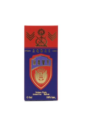 Aqdas Navy Attar - 8ml
