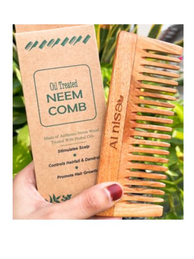 Neem Wooden Hair Shampoo Comb
