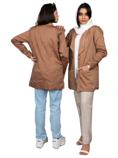 Meraki Cotton Long Blazer