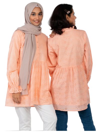 Wabi-Sabi Schiffli Cotton Tunic